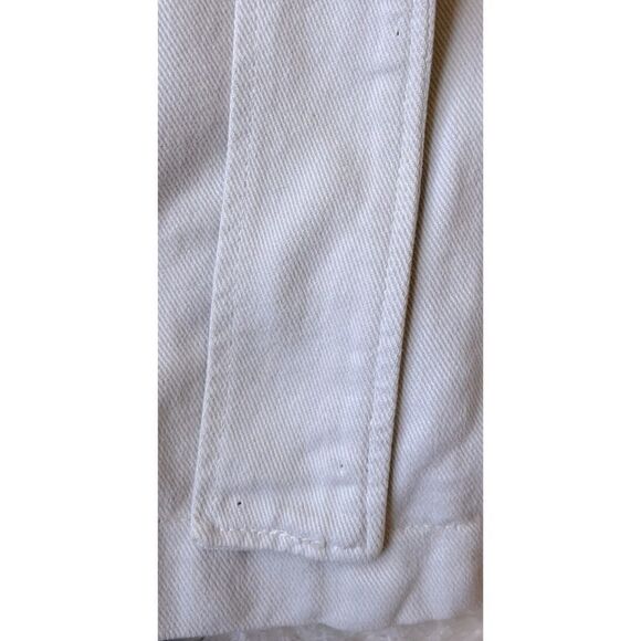 NWOT Zara Denim Jacket with Belt in Ice Color, Size Medium - Picture 15 of 16